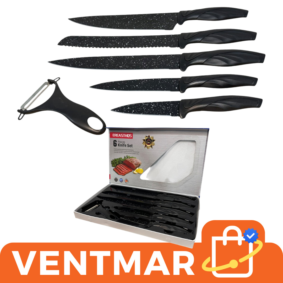 Set Cuchillos Cocina + Pela Papa