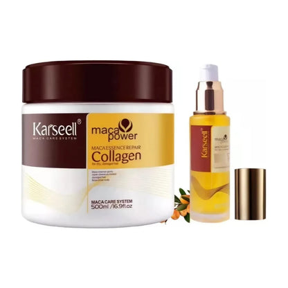 Karseell Repair Set Mascarilla Capilar Colageno 500ml + Oleo 50ml Set Pack